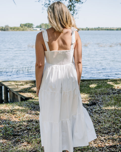 Willow Pleated Midi Dress