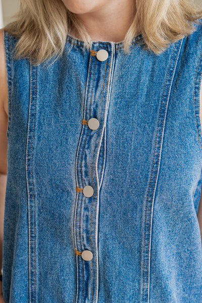 Falling For Denim Mini Dress
