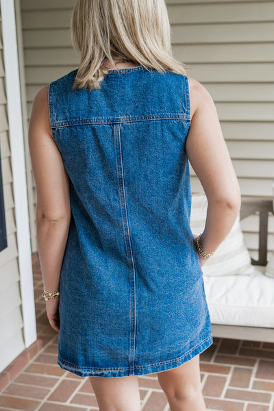 Falling For Denim Mini Dress