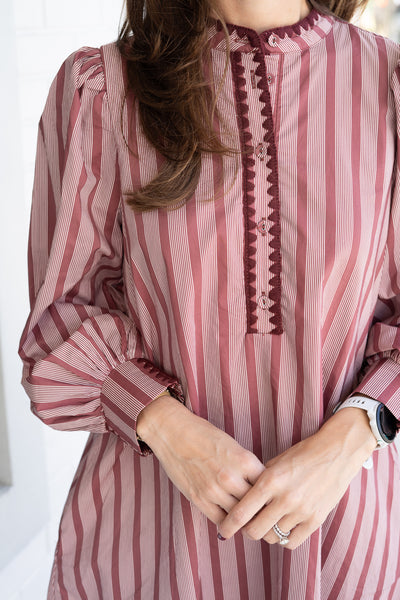 Ellie Striped Mini Dress