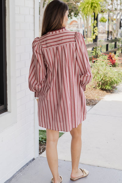 Ellie Striped Mini Dress