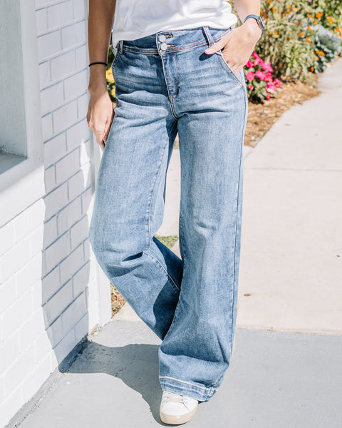 Mia Double Button Jean