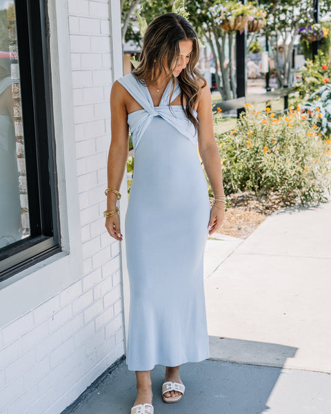 Demi Twist Neck Maxi