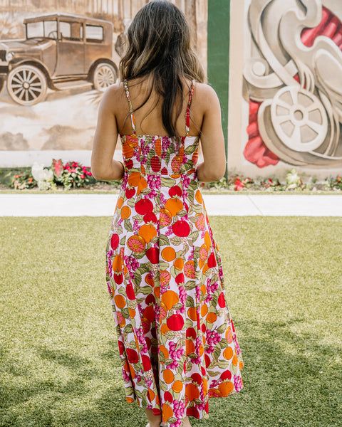 Sangria Sunset Beaded Dress