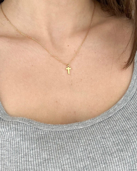 Simple Cross Necklace