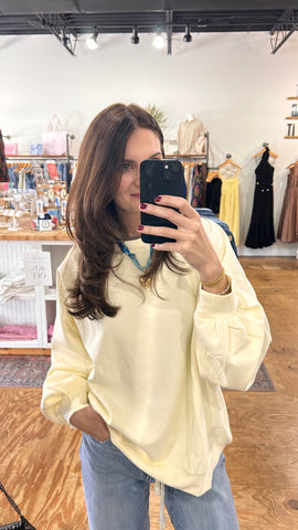 Vintage Wash Oversized Sweatshirt