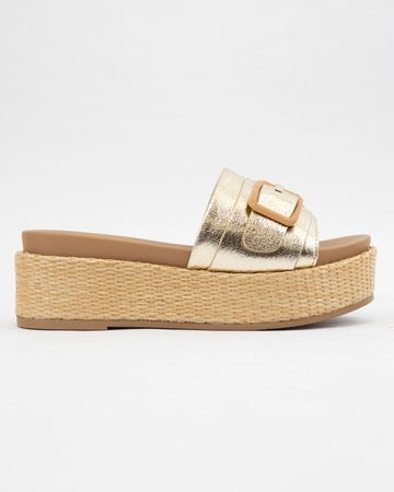 Lulah Gold Sandal