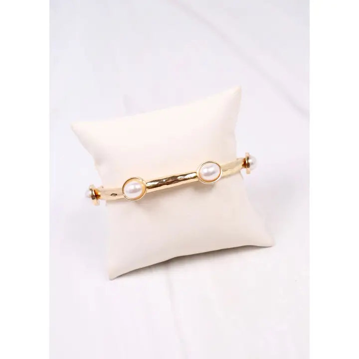 Gold Pearl Bracelet