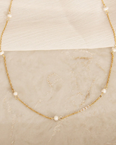 Pearl By the Yard Necklace