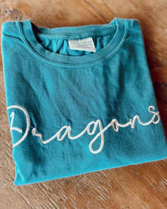 Dragons Embroidered Tee