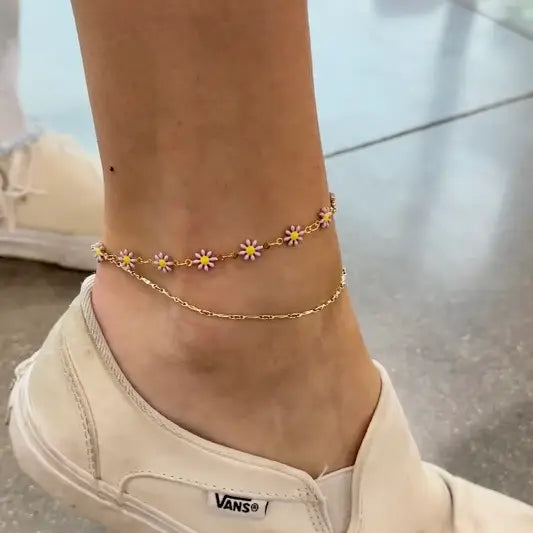 Lilac Anklet