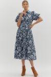 Hannah Floral Midi Dress