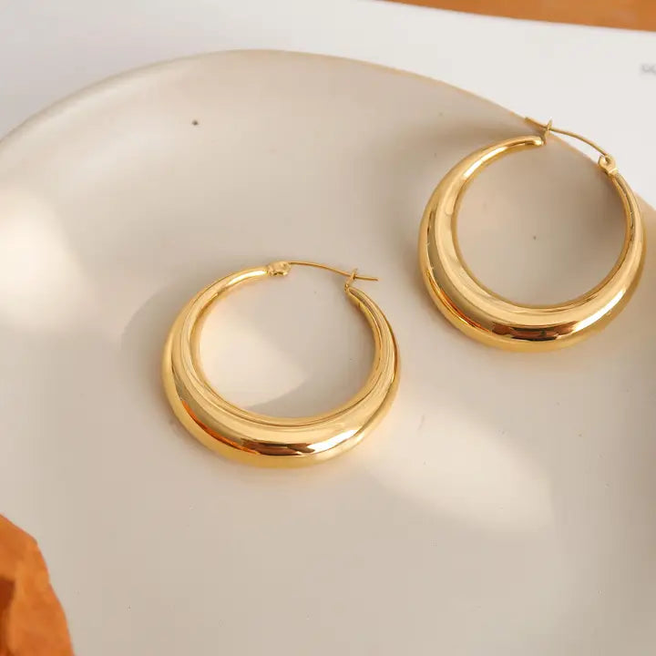Galene Large Hoop Earring