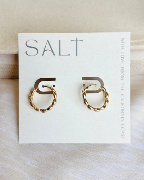Wavy Hoop Earrings