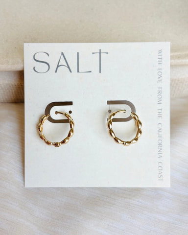 Wavy Hoop Earrings