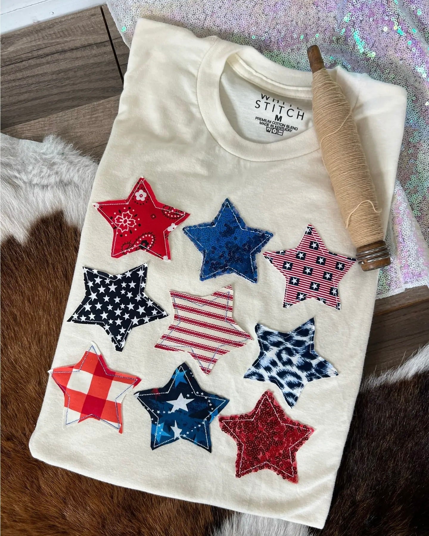 Stacked Stars Tee