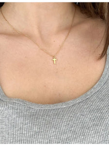 Gold Cross Necklace