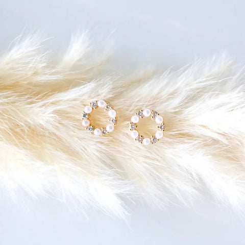 Cz Circle Stud