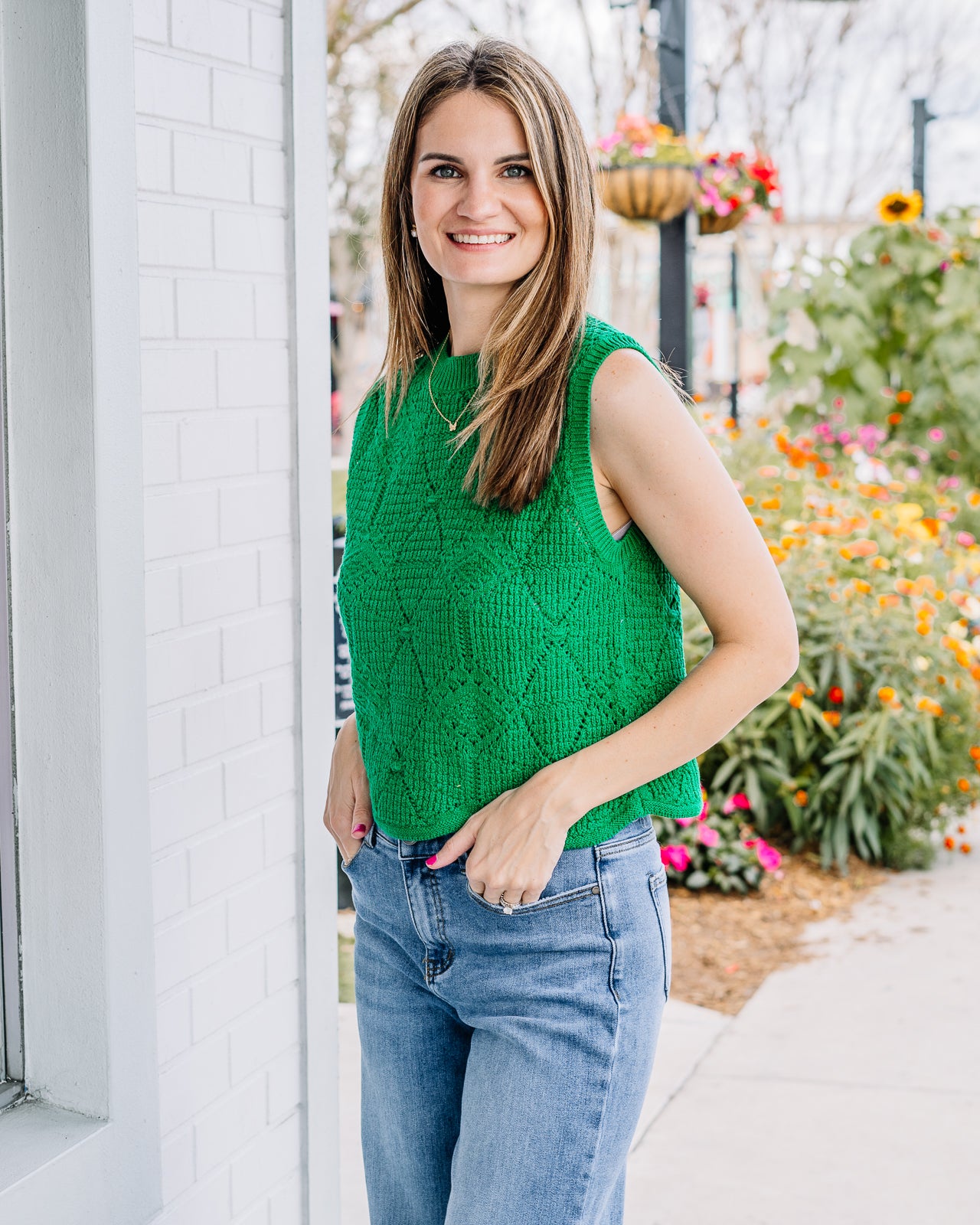 Sophie Scalloped Crop