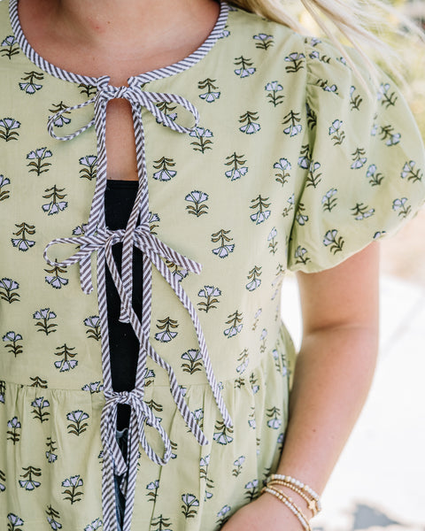 Mia Tie Blouse