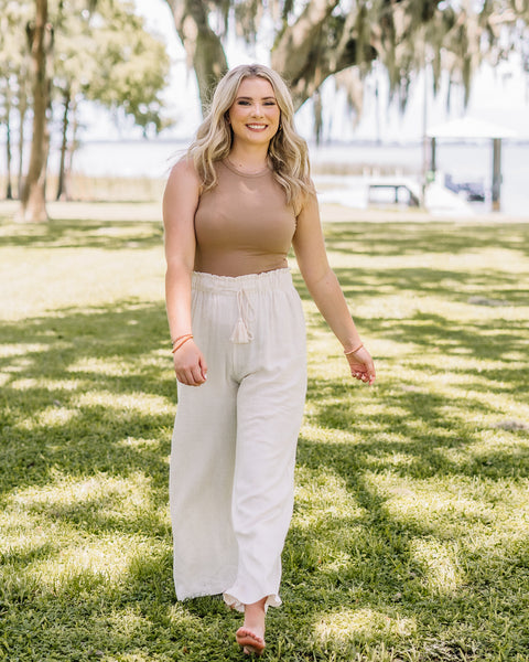 Too Good For You Bodysuit- Beige