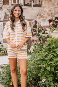 Color block Stripe Set
