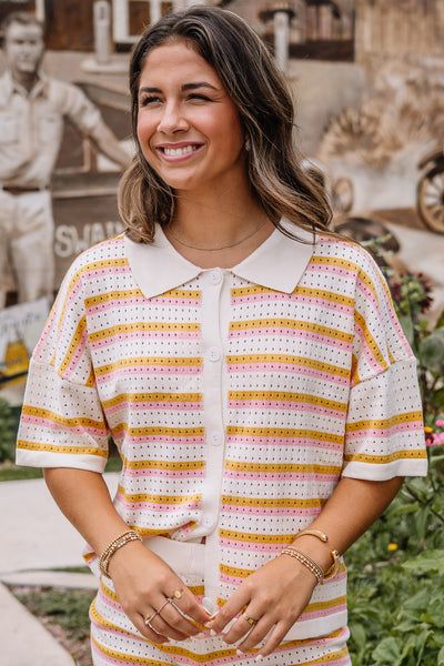 Color block Stripe Set