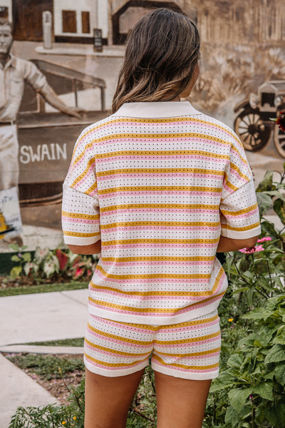 Color block Stripe Set