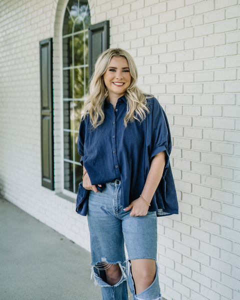 Oversized Button Down