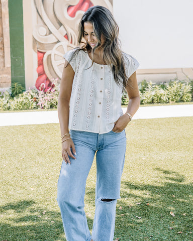Macie Round Neck Top