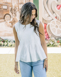 Kiley Pleated Top