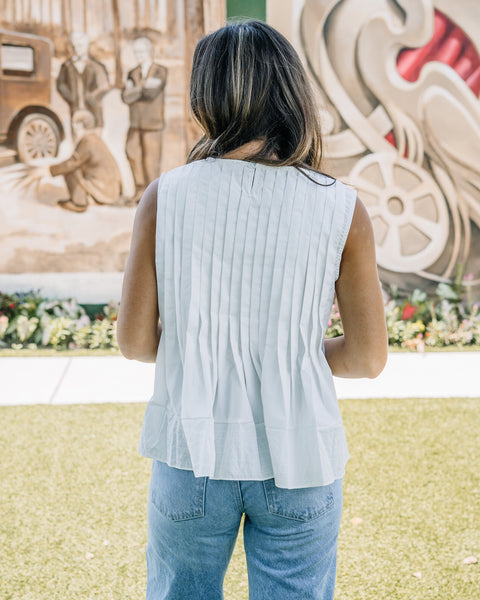 Kiley Pleated Top