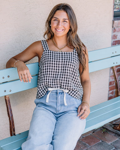 Ginger Gingham Top