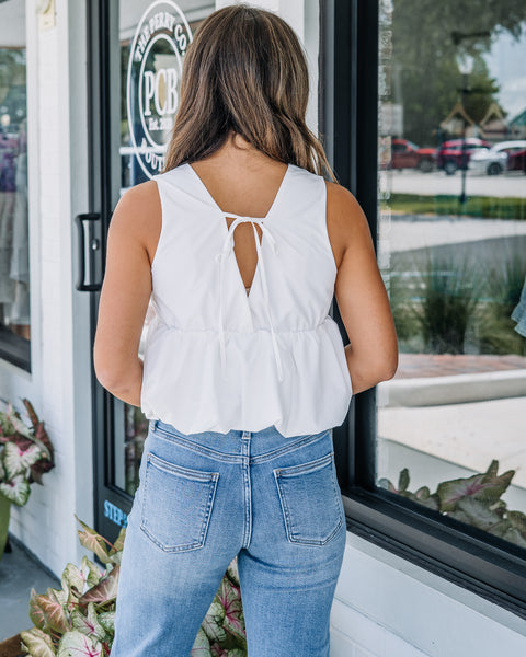 Madi Bubble Hem Top