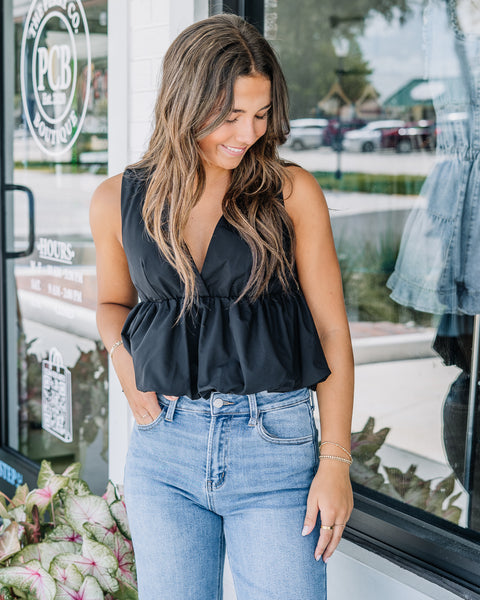 Madi Bubble Hem Top