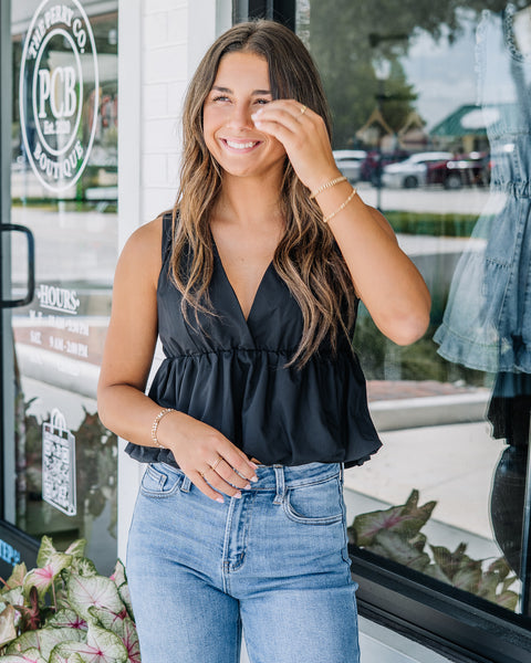 Madi Bubble Hem Top