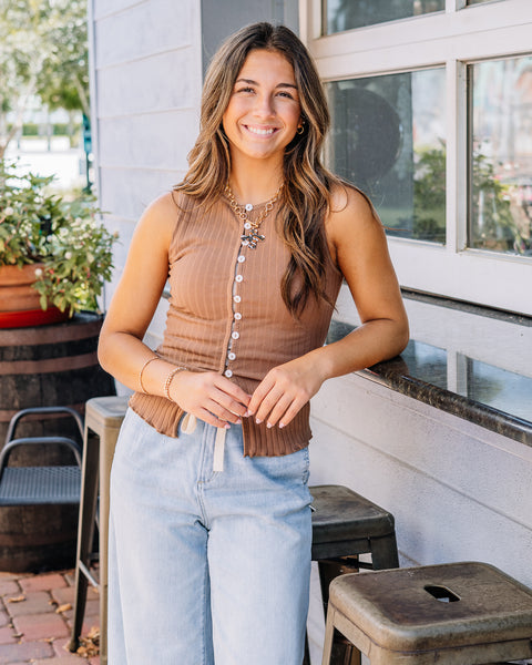 Hallie Button Up