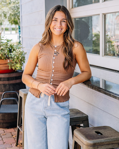 Hallie Button Up