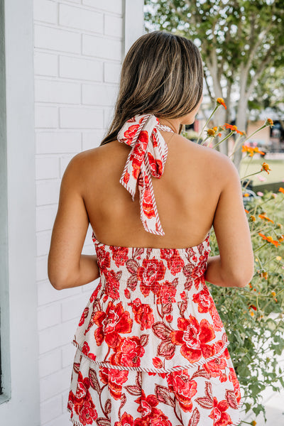 Miss Me Halter Midi Dress