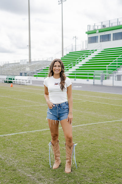 Football & Bows Tee