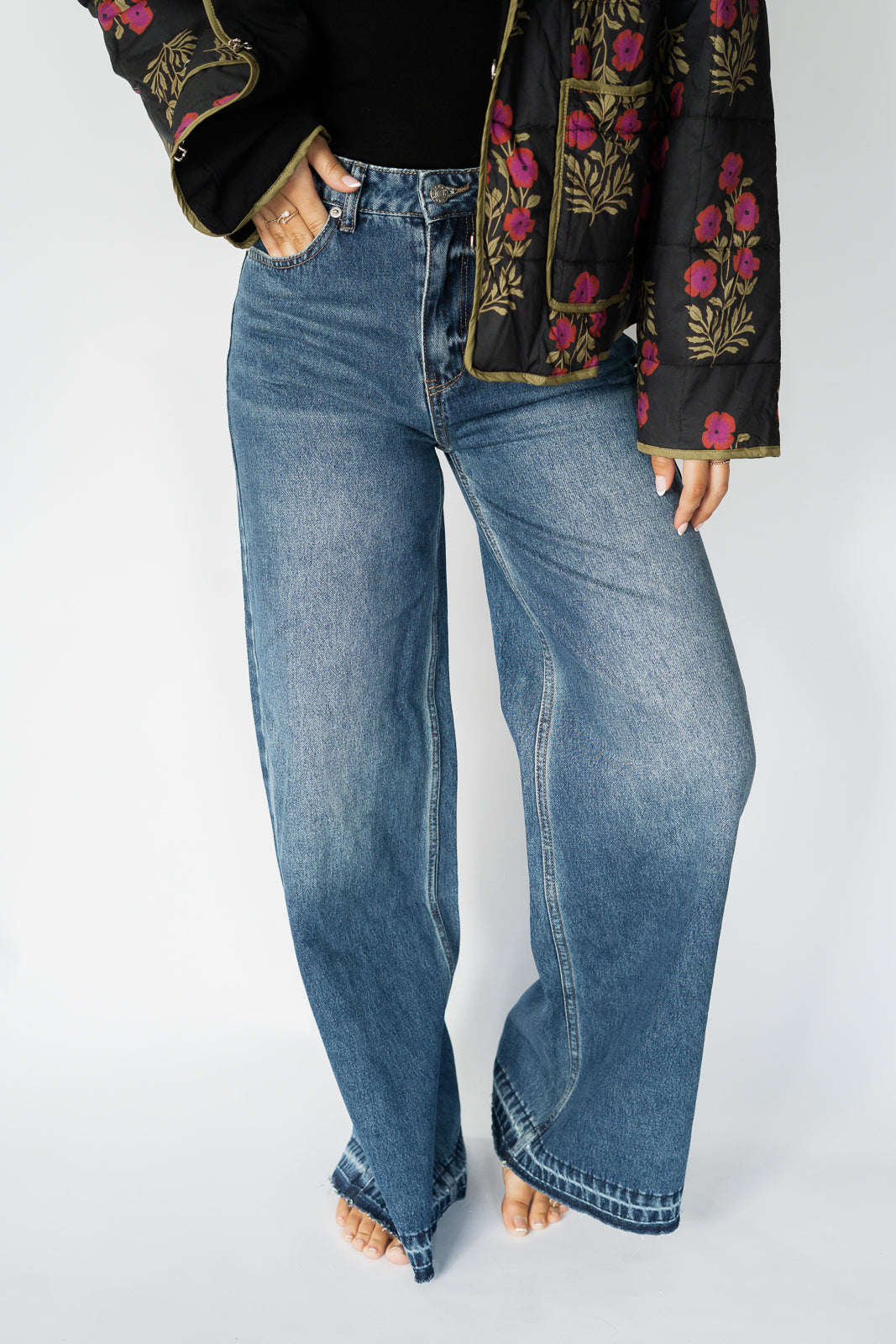 Denim Edit Wide Leg Jean