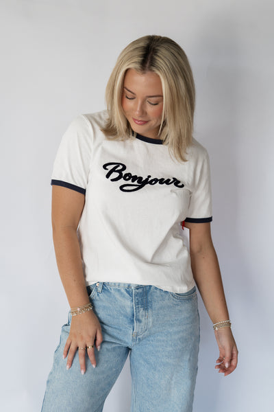 Bonjour Ringer Tee