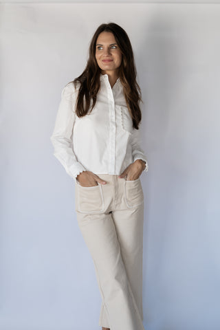 Classic White Button Up