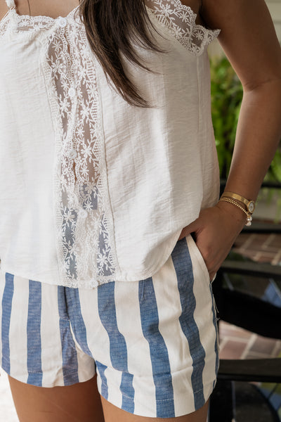 Lace Trim Tank