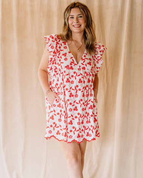 Evelyn Embroidered Dress