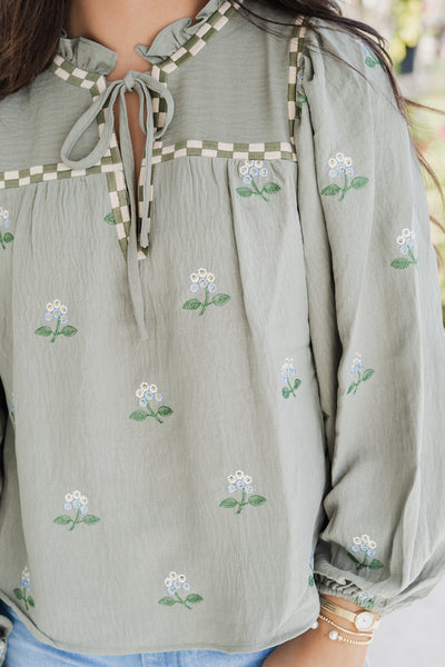 Ashley Embroidered Blouse