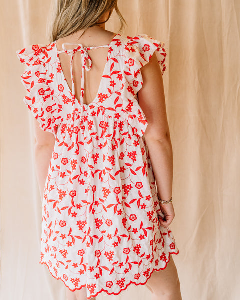 Evelyn Embroidered Dress