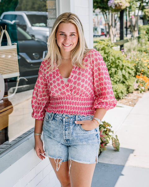 Madelyn Embroidered Top