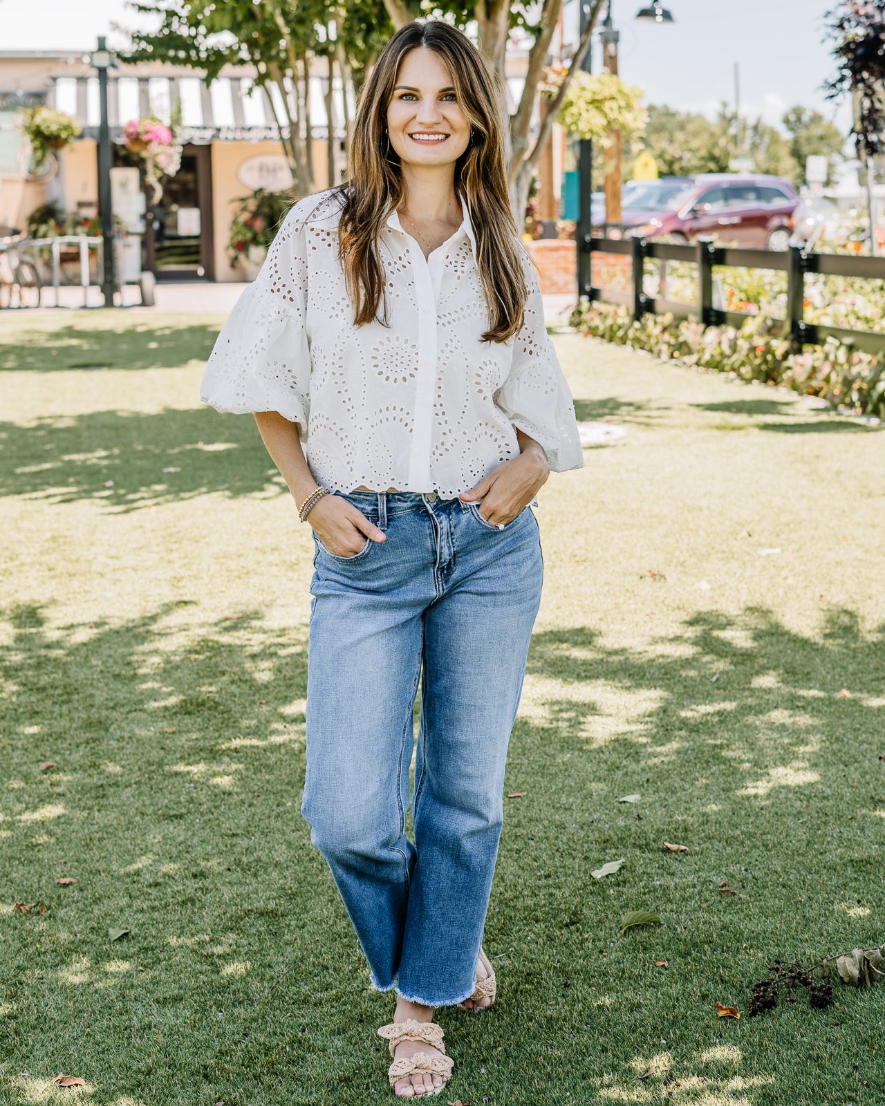 Anna Embroidered Top