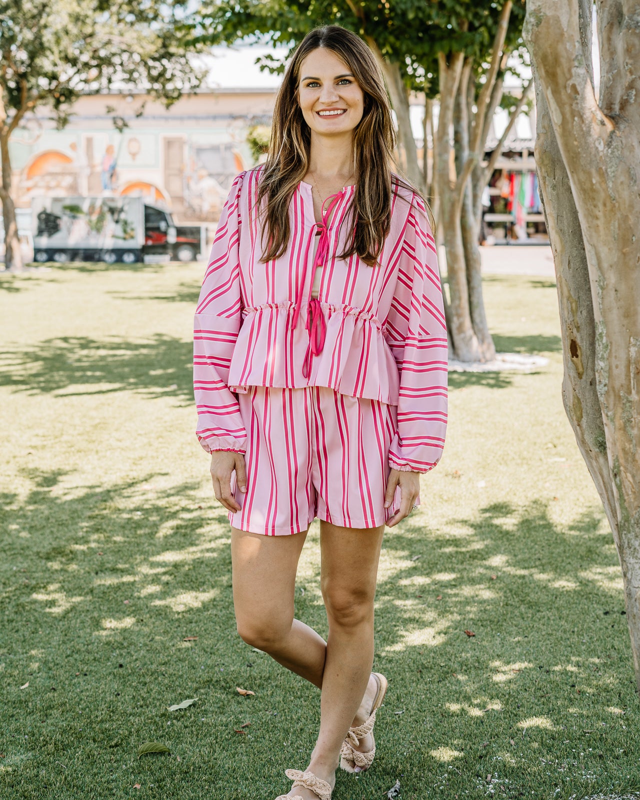 Charleston Stripe Top